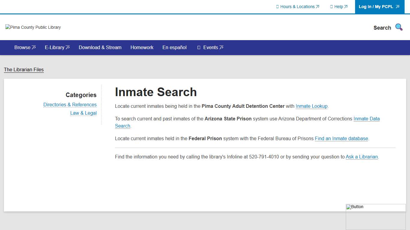 Inmate Search Pima County Public Library